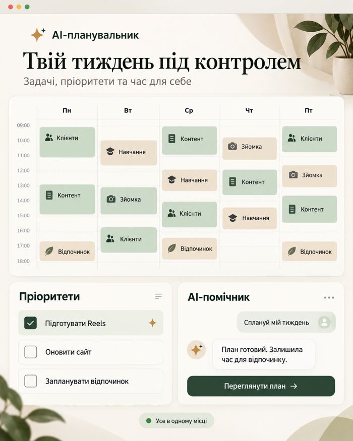Особистий агент-планувальник